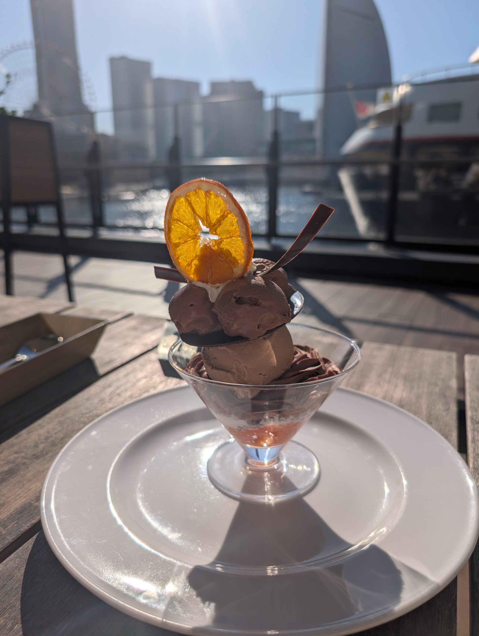 バニラビーンズハンマーヘッド店で食べたチョコレートパルフェ